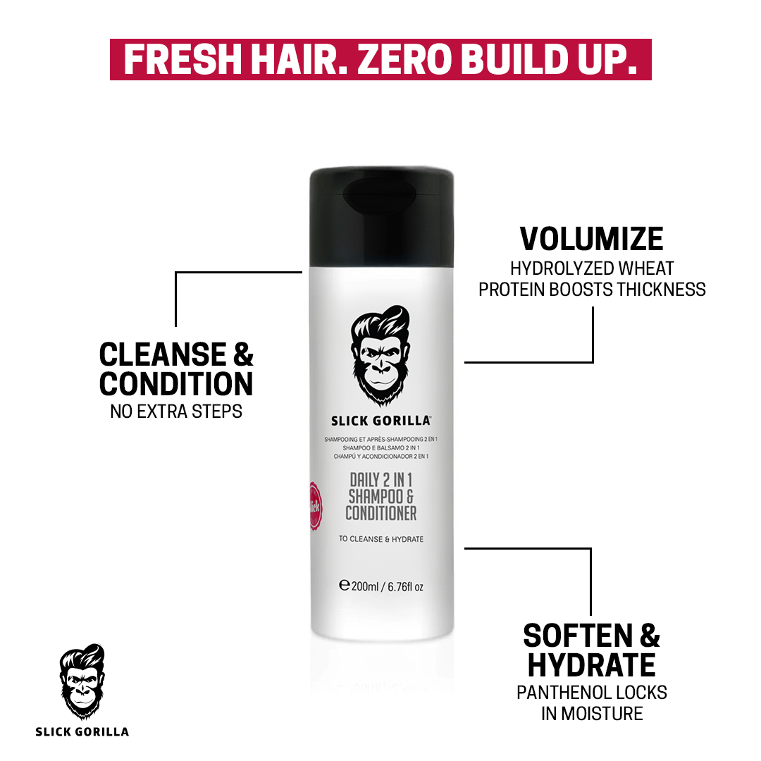 Slick Gorilla EU Daily 2 in 1 Shampoo & Conditioner