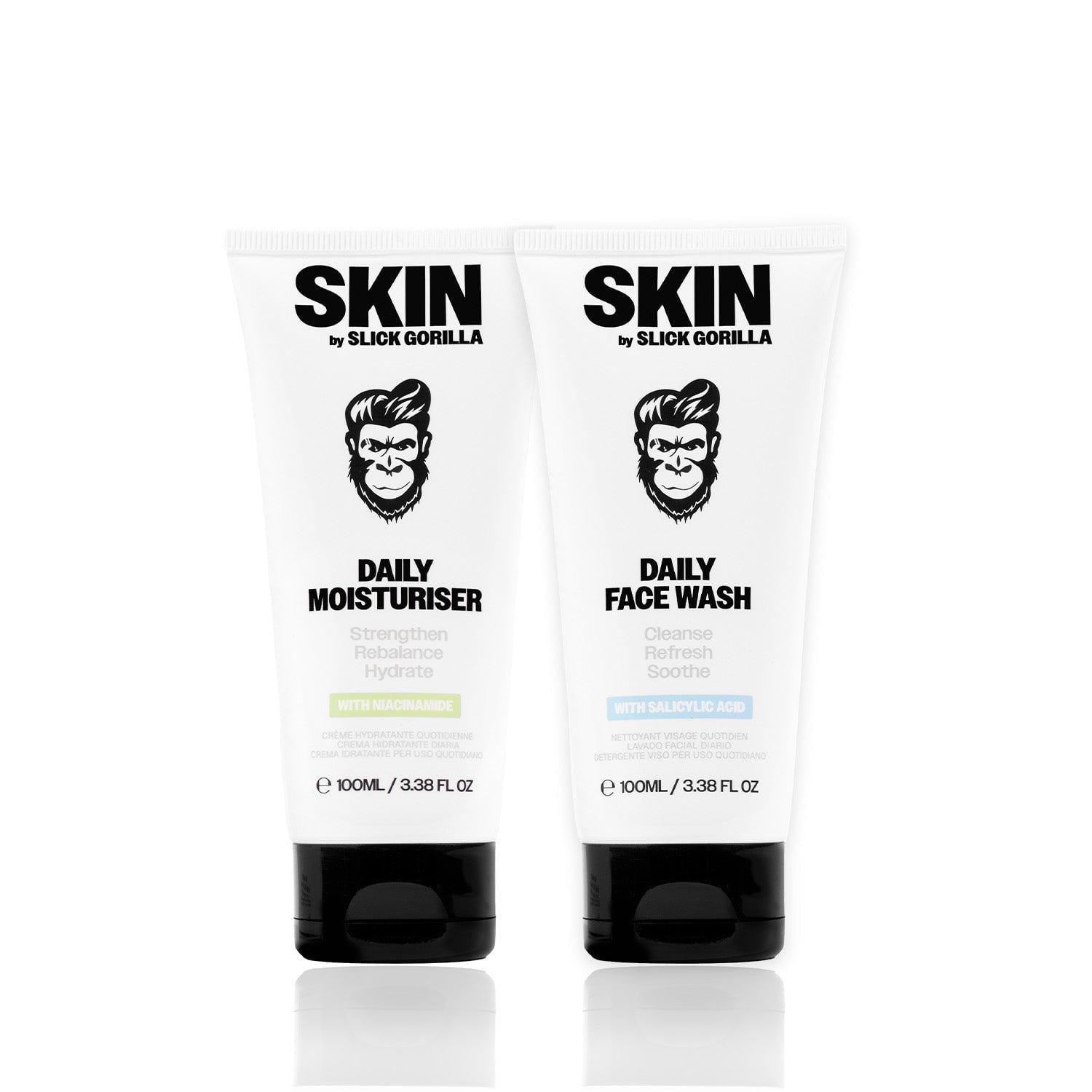 Slick Gorilla EU Daily Wash & Moisturiser Set