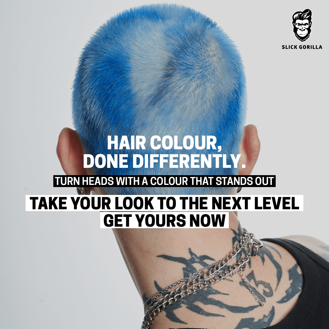 Slick Gorilla Hair Colour Blue
