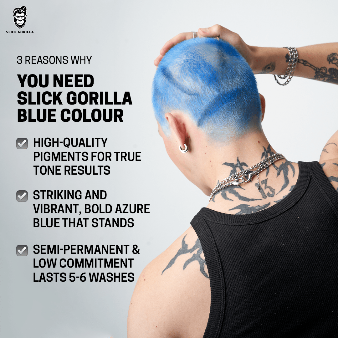 Slick Gorilla Hair Colour Blue