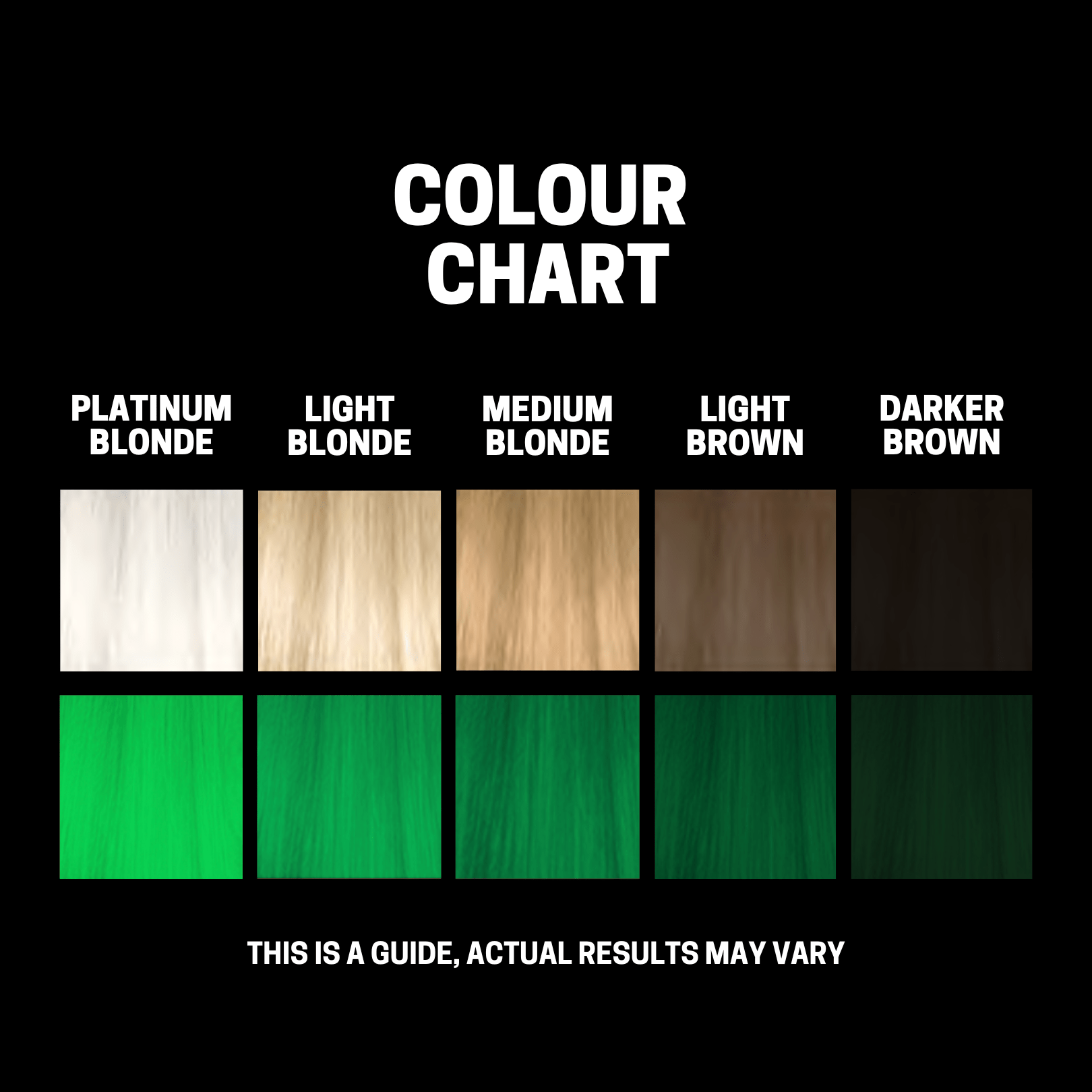 Slick Gorilla Hair Colour Green