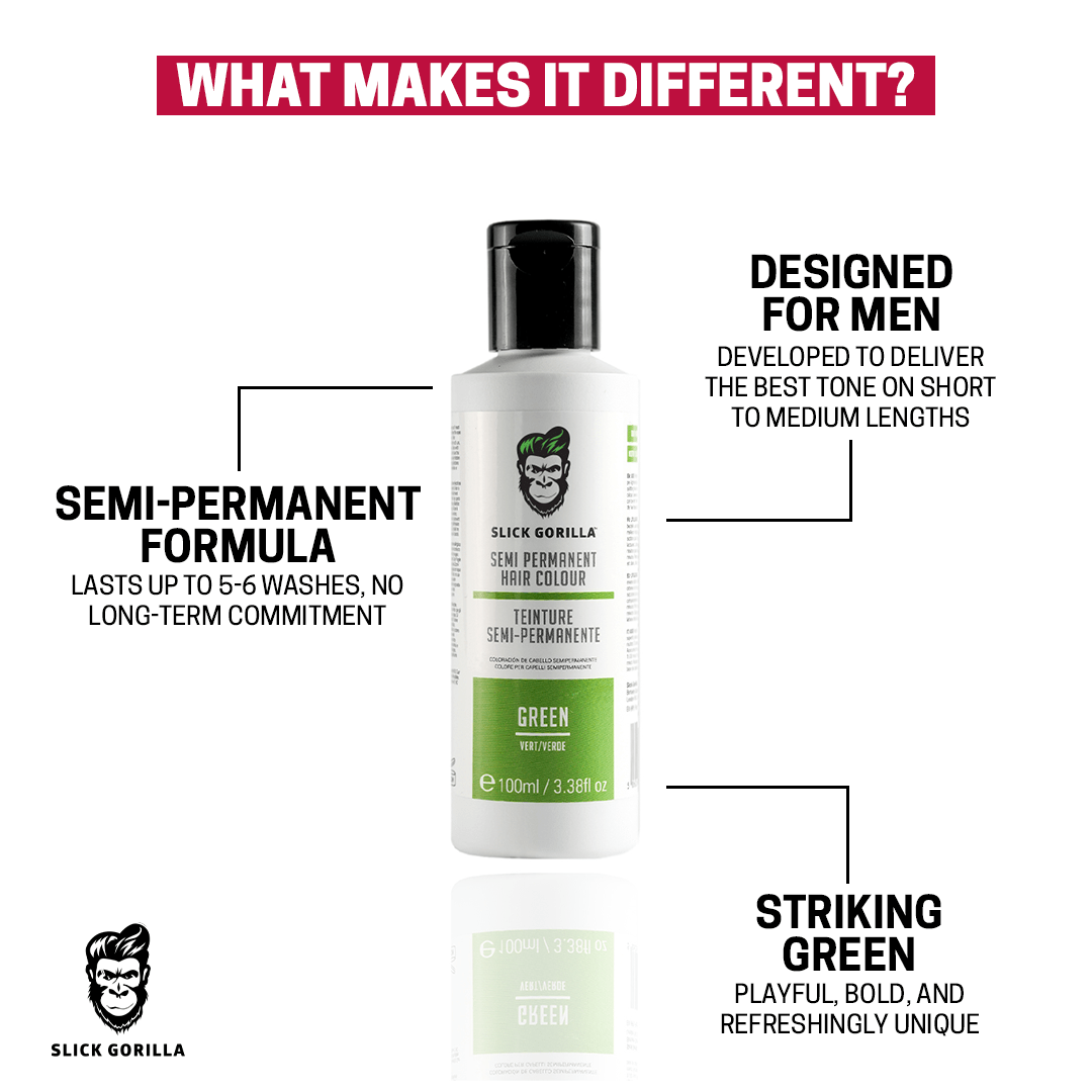 Slick Gorilla Hair Colour Green