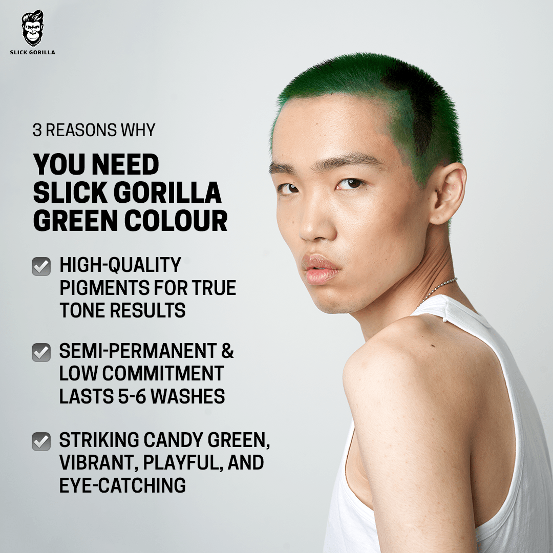 Slick Gorilla Hair Colour Green