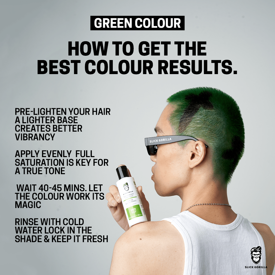 Slick Gorilla Hair Colour Green
