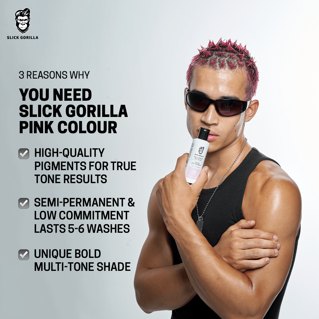 Slick Gorilla Hair Colour Pink