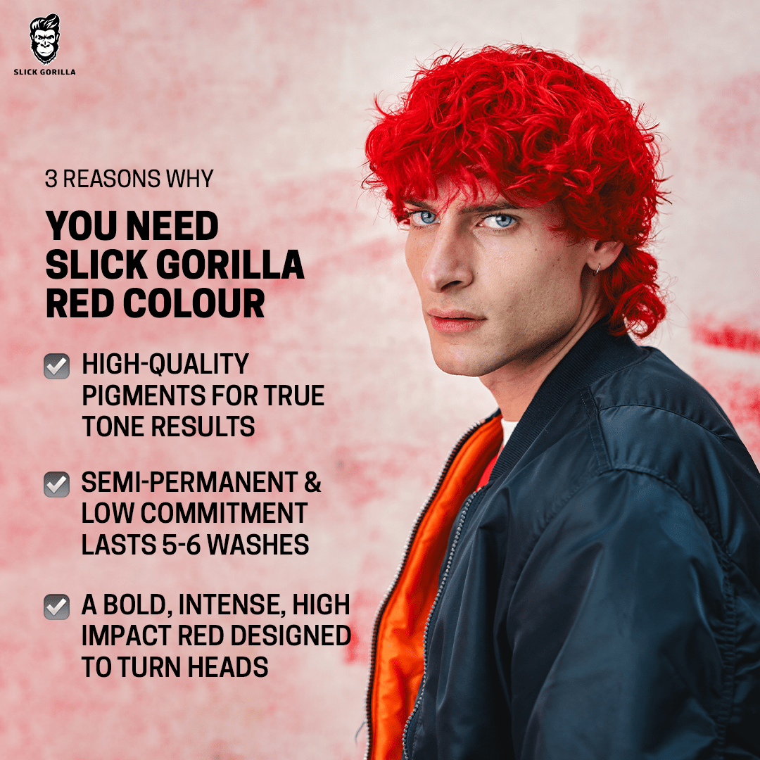 Slick Gorilla Hair Colour Red