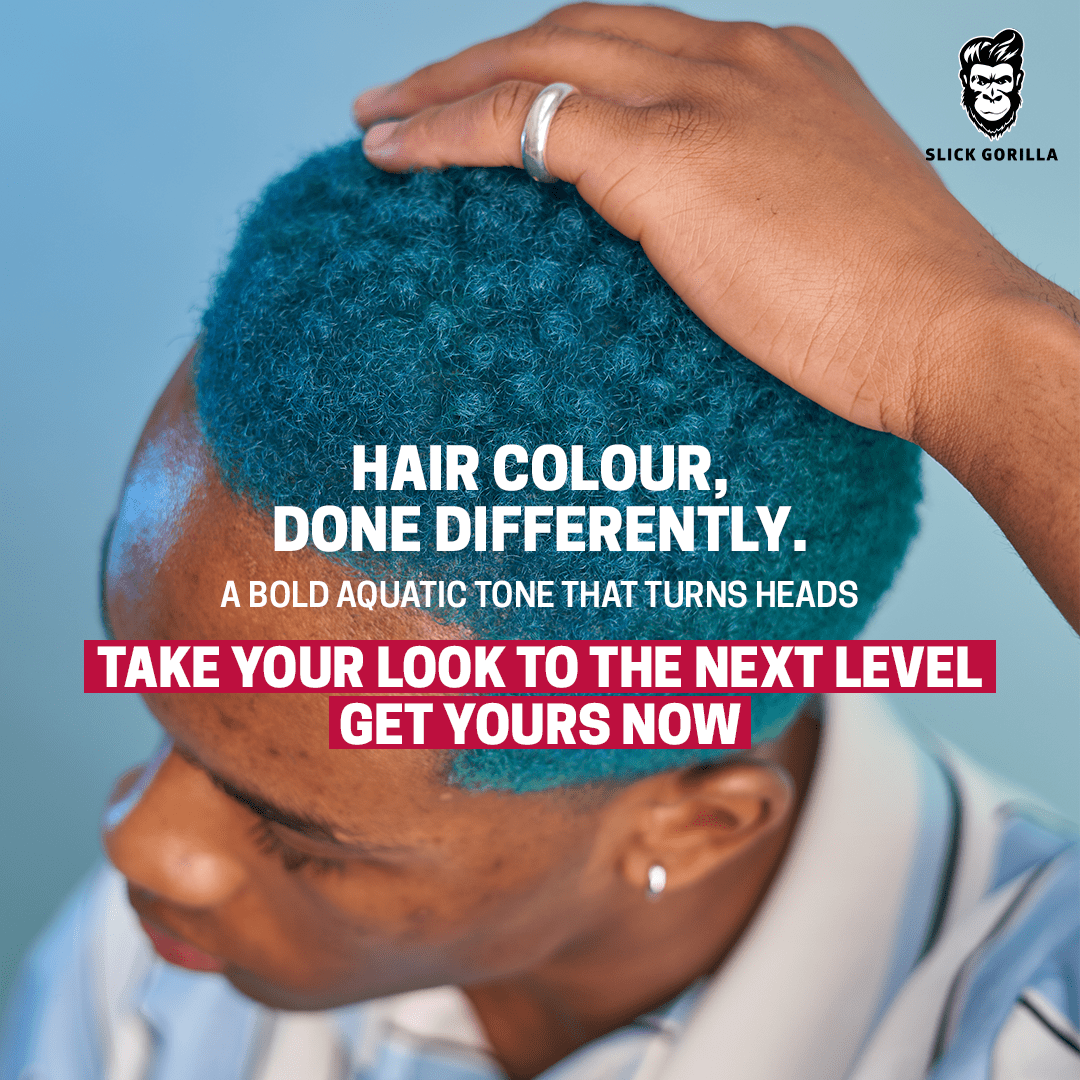Slick Gorilla Hair Colour Turquoise