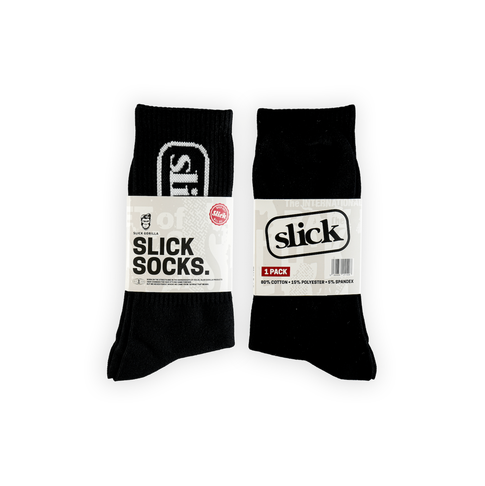 Slick Gorilla EU Black Slick Socks