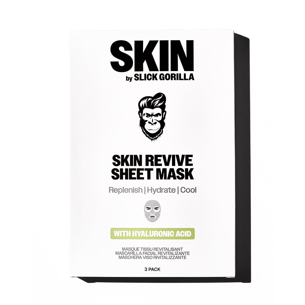 Slick Gorilla EU Skin-Revive Sheet Masks (3 Pack)
