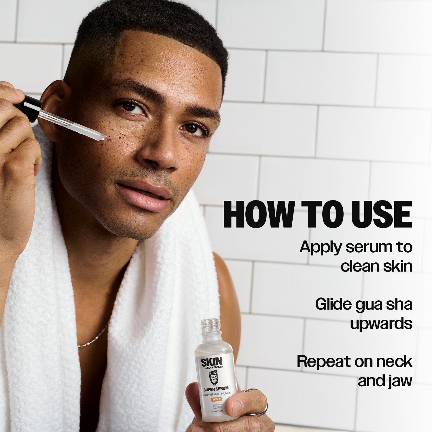 Slick Gorilla EU Super Serum and Gua Sha