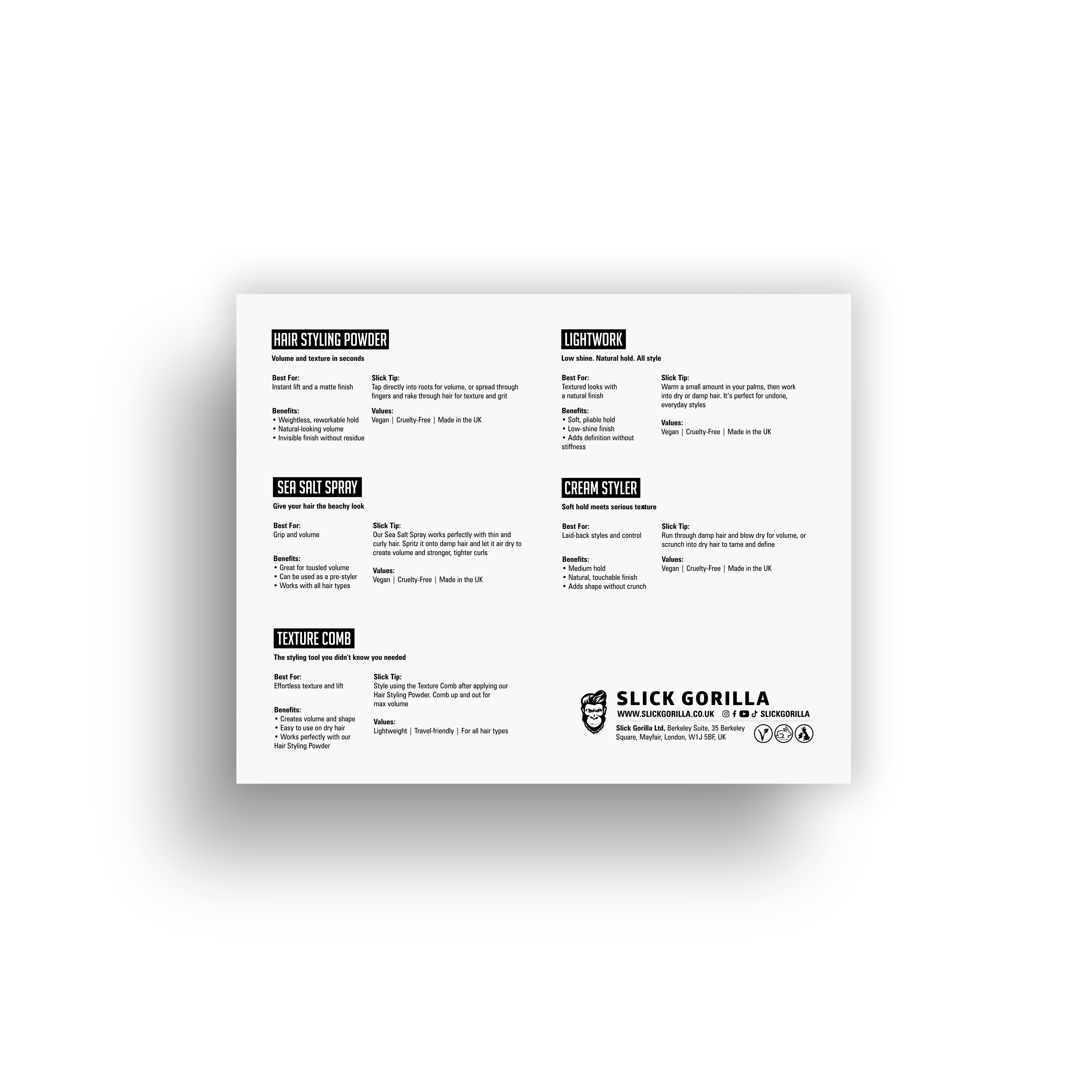 Slick Gorilla EU The Full Styling Box Set