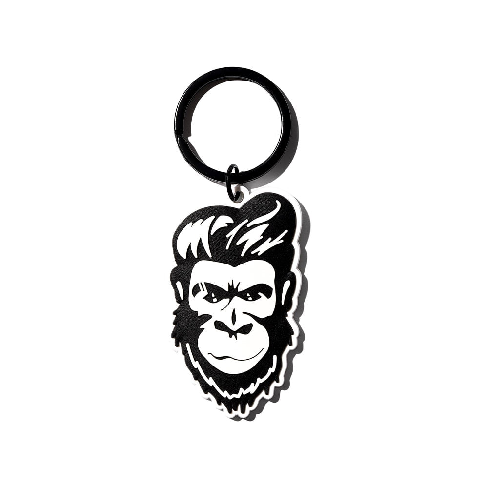 Slick Gorilla Gorilla Head Keyring