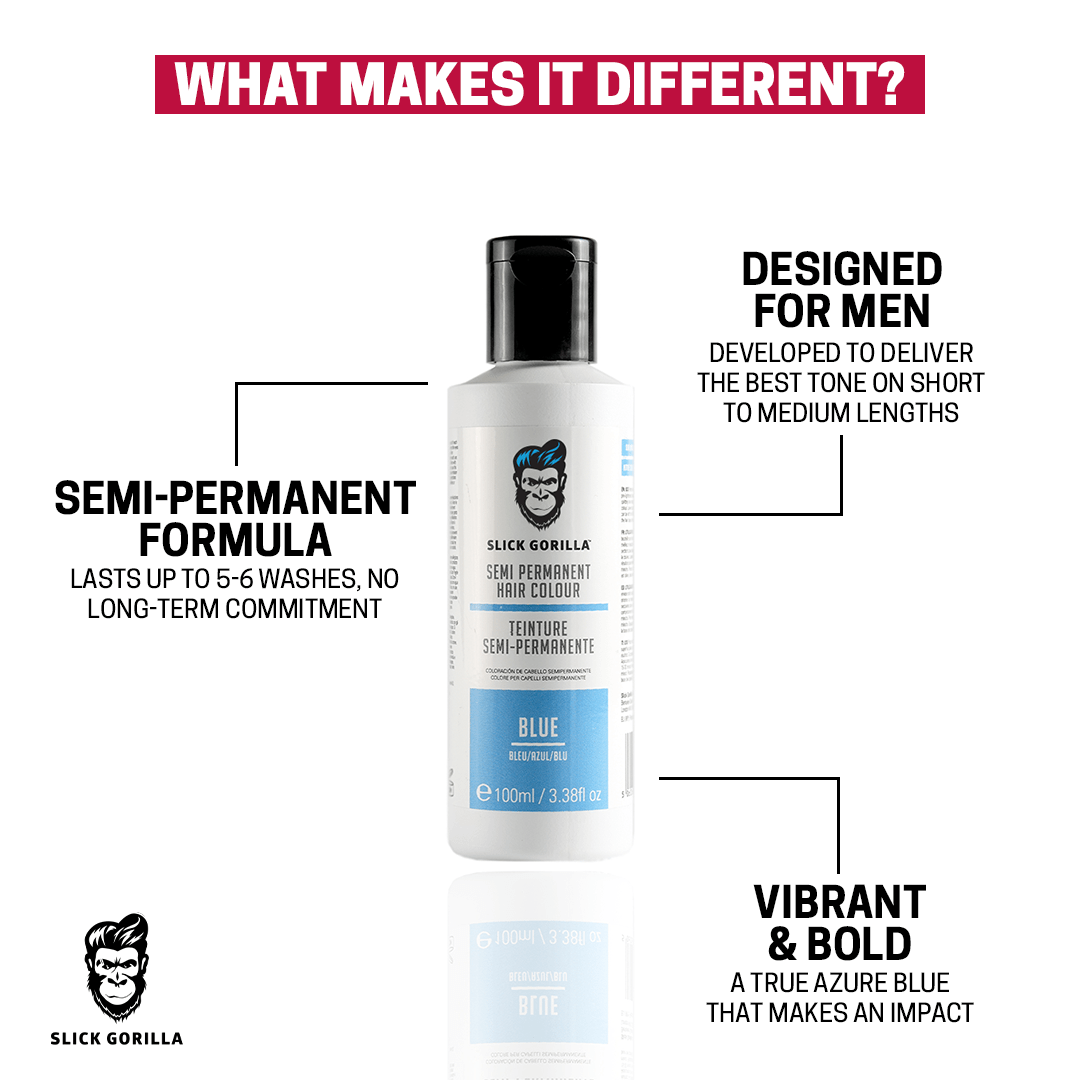 Slick Gorilla Hair Colour Blue