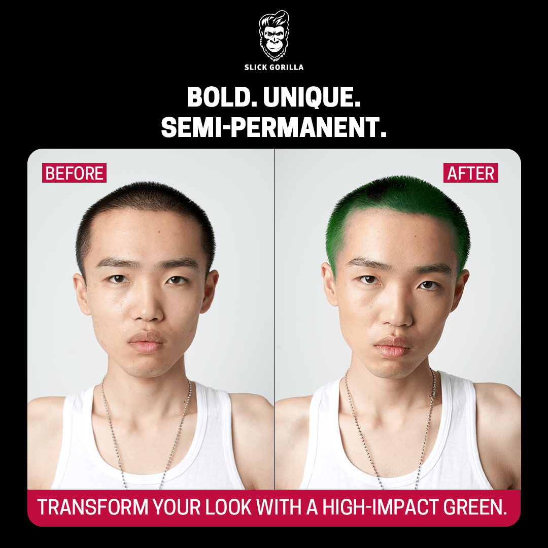 Slick Gorilla Hair Colour Green