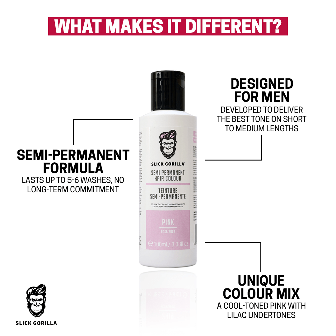 Slick Gorilla Hair Colour Pink
